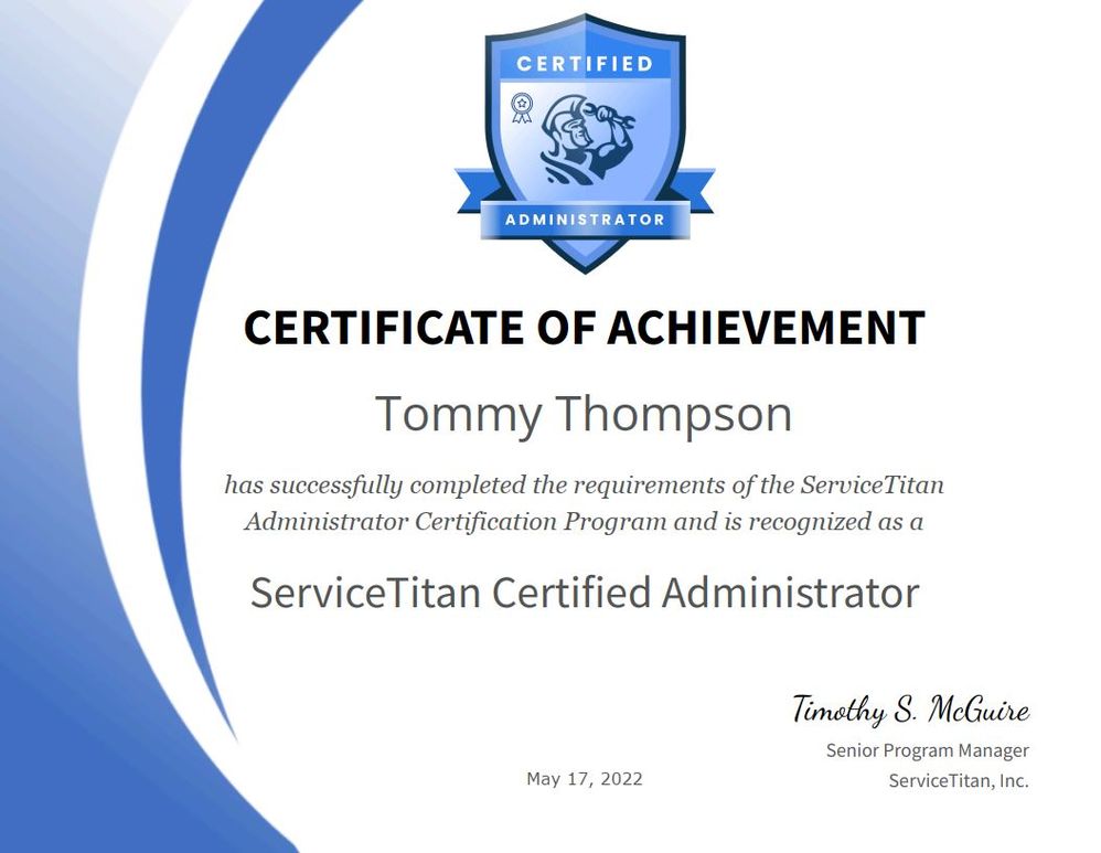 Service Titan Admin Certification - 8sovsobl_1665732503592.JPG